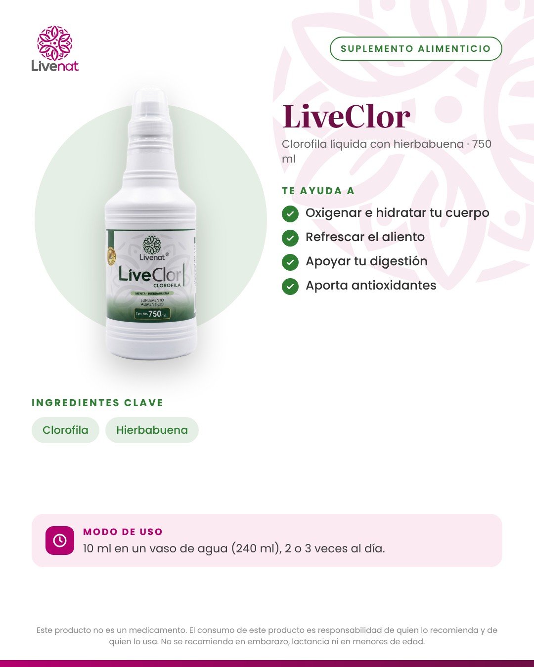 LiveClor Clorofila - Imagen 2