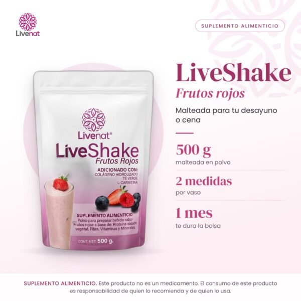 LiveShake Frutos rojos: presentación
