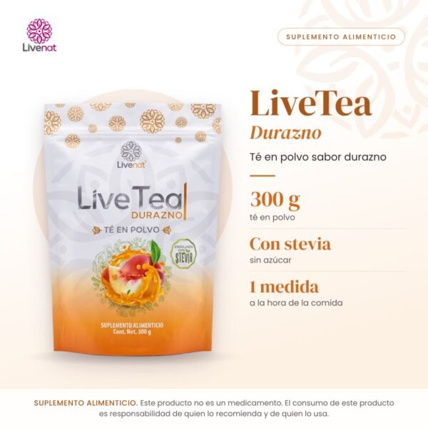 LiveTea Durazno: presentación
