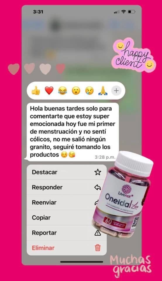 Testimonio: Oneida Live